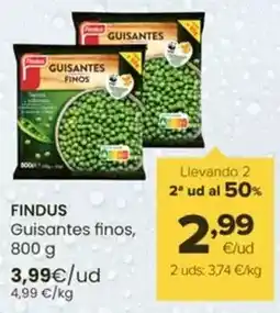 Autoservicios Familia Findus - guisantes finos oferta