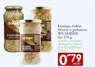 Supermercados Bip Bip Ifa eliges - lentejas, alubias blancas o garbanzos oferta