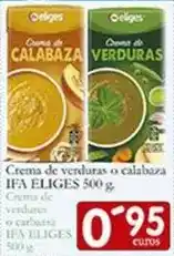 Supermercados Bip Bip Ifa eliges - crema de verduras o calabaza oferta