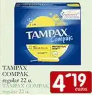 Supermercados Bip Bip Tampax - regular 22 u oferta