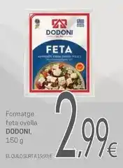 Valvi Supermercats Dodoni - formatge feta ovella oferta