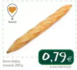 Valvi Supermercats Barra rustica toscana oferta