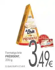 Valvi Supermercats Président - formatge brie oferta