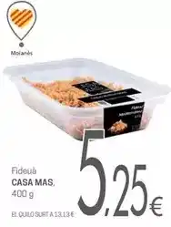 Valvi Supermercats Casa mas - fideuà oferta