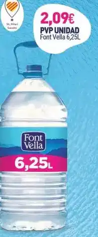Valvi Supermercats Font vella - pvp unidad oferta