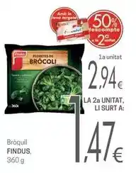 Valvi Supermercats Findus - bróquil oferta