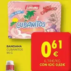 CashDiplo Bandama - cubanitos oferta