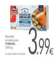 Valvi Supermercats Findus - bacalla arrebossat oferta