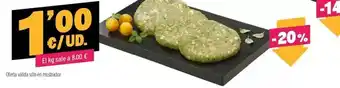AhorraMas Hamburguesas pollo con calabacín y queso oferta