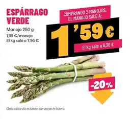 AhorraMas Esparrago verde oferta