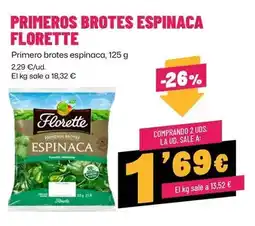AhorraMas Florette - primeros brotes espinaca oferta