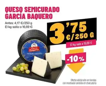 AhorraMas García baquero - queso semicurado oferta
