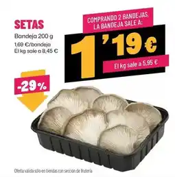 AhorraMas Setas oferta