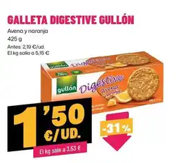 AhorraMas Gullón - galleta digestive oferta