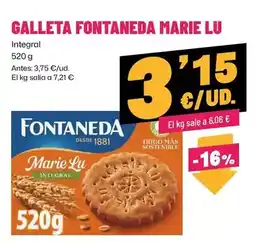 AhorraMas Fontaneda - galleta marie lu oferta