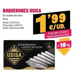 AhorraMas Usisa - boquerones oferta