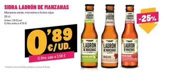 AhorraMas Ladrón de manzanas - sidra oferta