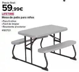 Costco Mesa de patio para ninos oferta