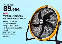 Costco Hjm - ventilador industrial de alta potencia fe593 oferta