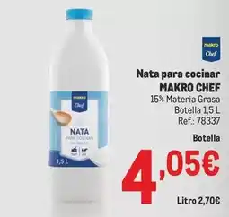 Makro Makro - nata para cocinar oferta