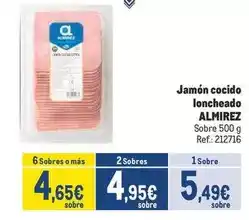 Makro Almirez - jamon cocido loncheado oferta