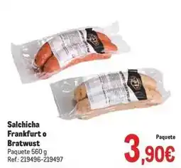Makro Frankfurt - salchicha o bratwust oferta