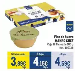 Makro Makro - flan de huevo oferta