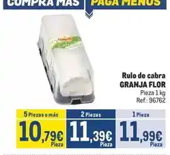 Makro Granja flor - rulo de cabra oferta