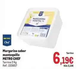 Makro Chef - margarina sabor mantequilla oferta