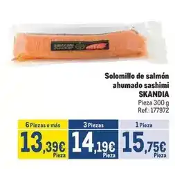 Makro Skandia - solomillo de salmon ahumado sashimi oferta