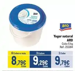 Makro Aro - yogur natural oferta