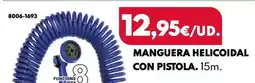BricoCentro Manguera helicoidal con pistola oferta