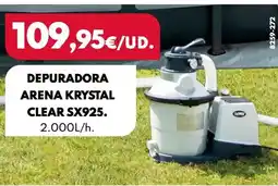 BricoCentro Depuradora arena krystal clear sx925 oferta