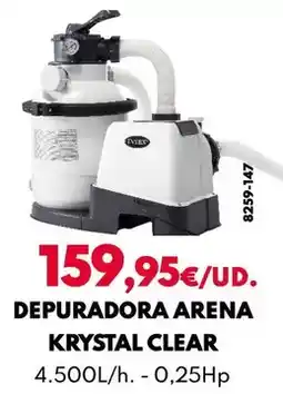BricoCentro Intex - depuradora arena krystal clear oferta