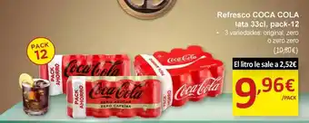 SPAR Coca-cola - refresco oferta