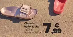 Carrefour Tex - chancla baño adulto oferta