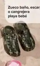Carrefour Zueco baño, escarpín o cangrejera playa bebé oferta
