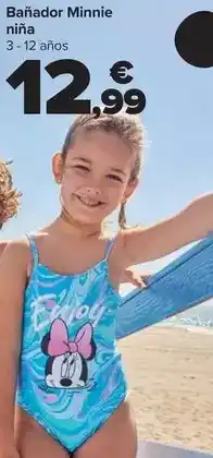 Carrefour Bañador minnie niña oferta