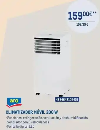 Makro Aro - climatizador móvil 200 w oferta