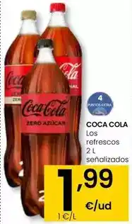 Eroski Coca-cola - los refrescos 2 l senalizados oferta