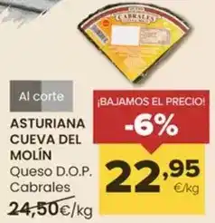 Autoservicios Familia Asturiana - cueva del molín queso d.o.p. cabrales oferta
