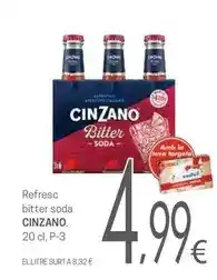 Valvi Supermercats Cinzano - refresc bitter soda oferta