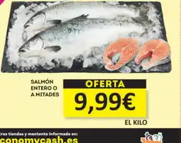 Economy Cash Salmón entero o a mitades oferta