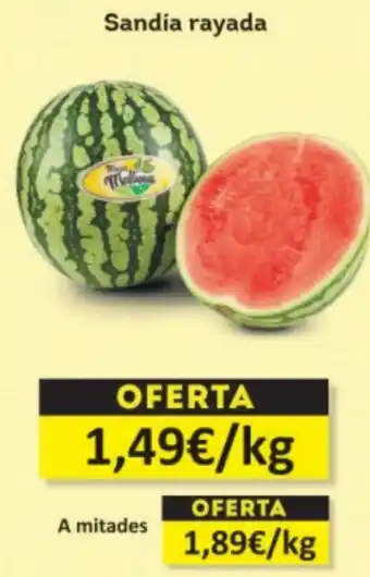 Economy Cash Sandia rayada oferta