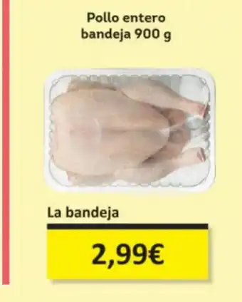 Economy Cash Pollo entero bandeja oferta