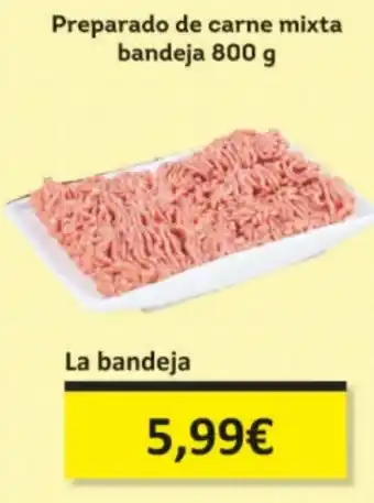 Economy Cash Preparado de carne mixta bandeja oferta