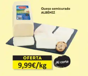 Economy Cash ALBÉNIZ Queso semicurado oferta