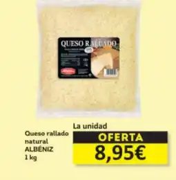 Economy Cash ALBÉNIZ Queso rallado natural oferta