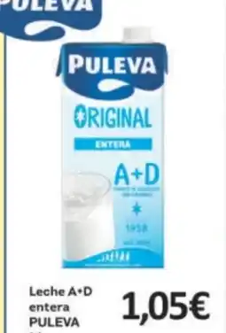 Economy Cash PULEVA Leche A+D entera oferta