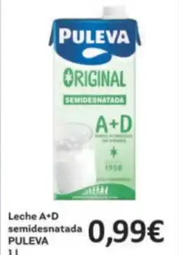 Economy Cash PULEVA Leche A+D semidesnatada oferta